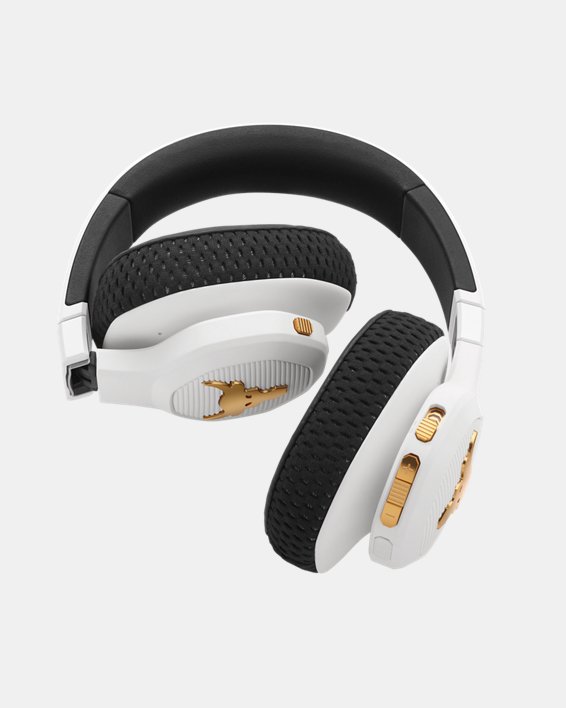 Project Rock Over-Ear Training Headphones, White, pdpMainDesktop image number 6